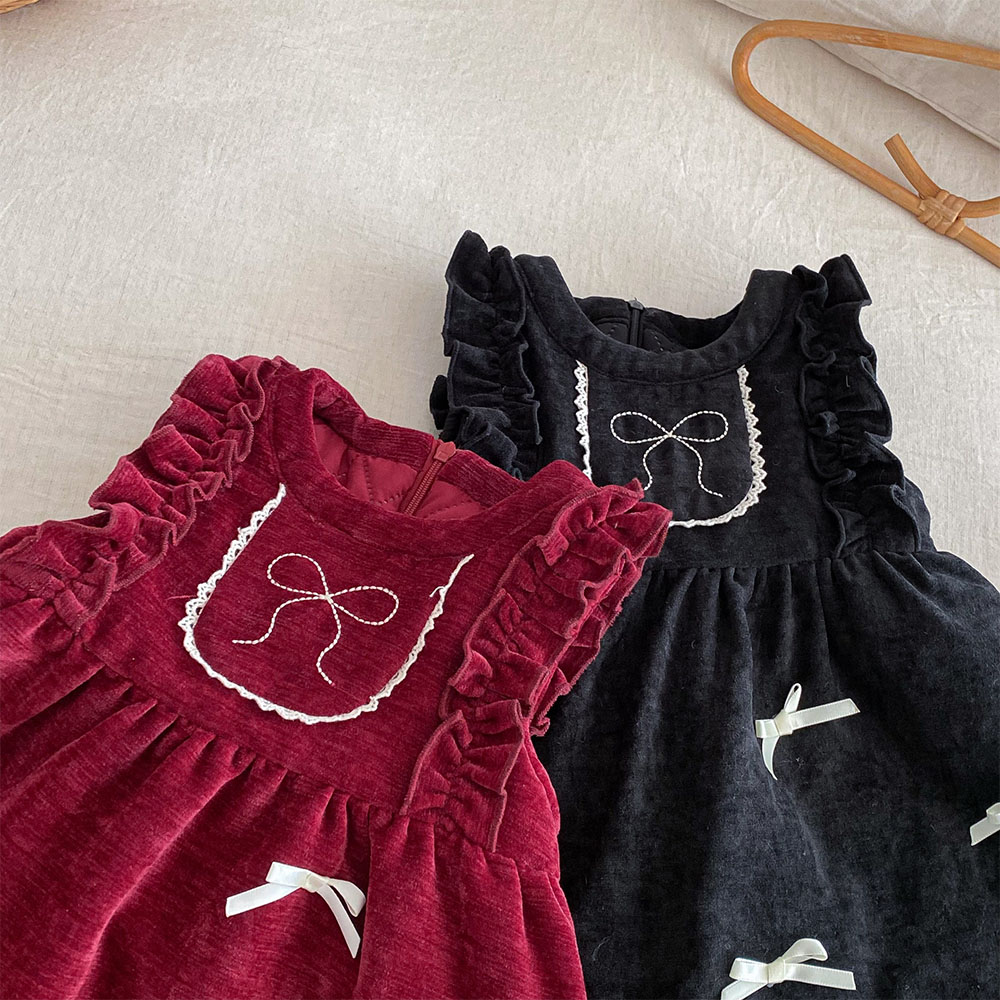 Girls Christmas Dress Sleevele - Baby Clothing Quilt 评论和价格