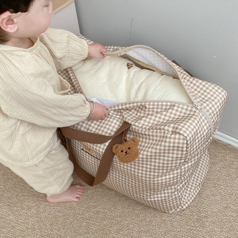 Cotton Fabric Storage Bag for  - Baby Clothing Quilt 评论和价格