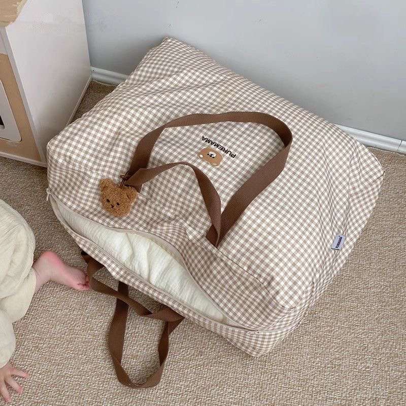 Cotton Fabric Storage Bag for  - Baby Clothing Quilt 评论和价格