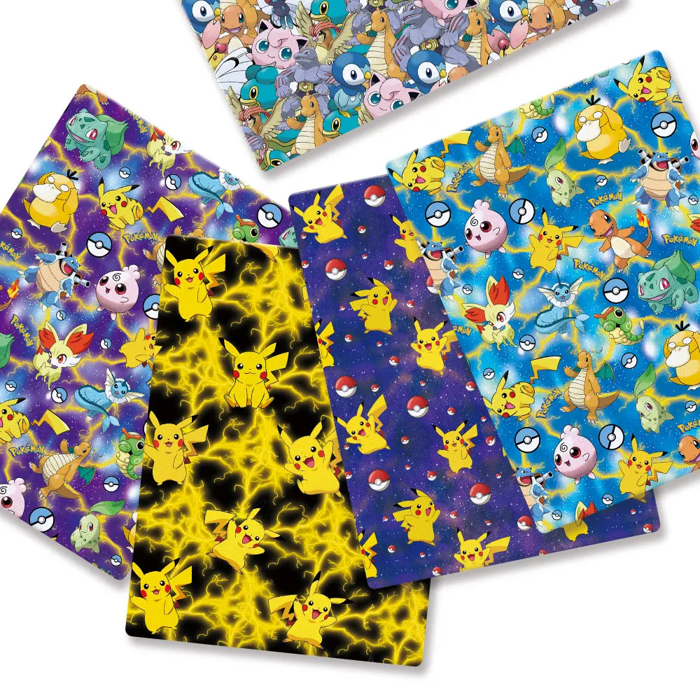 Pokemon Cartoon Fabric140*50cm - Baby Clothing Quilt 评论和价格
