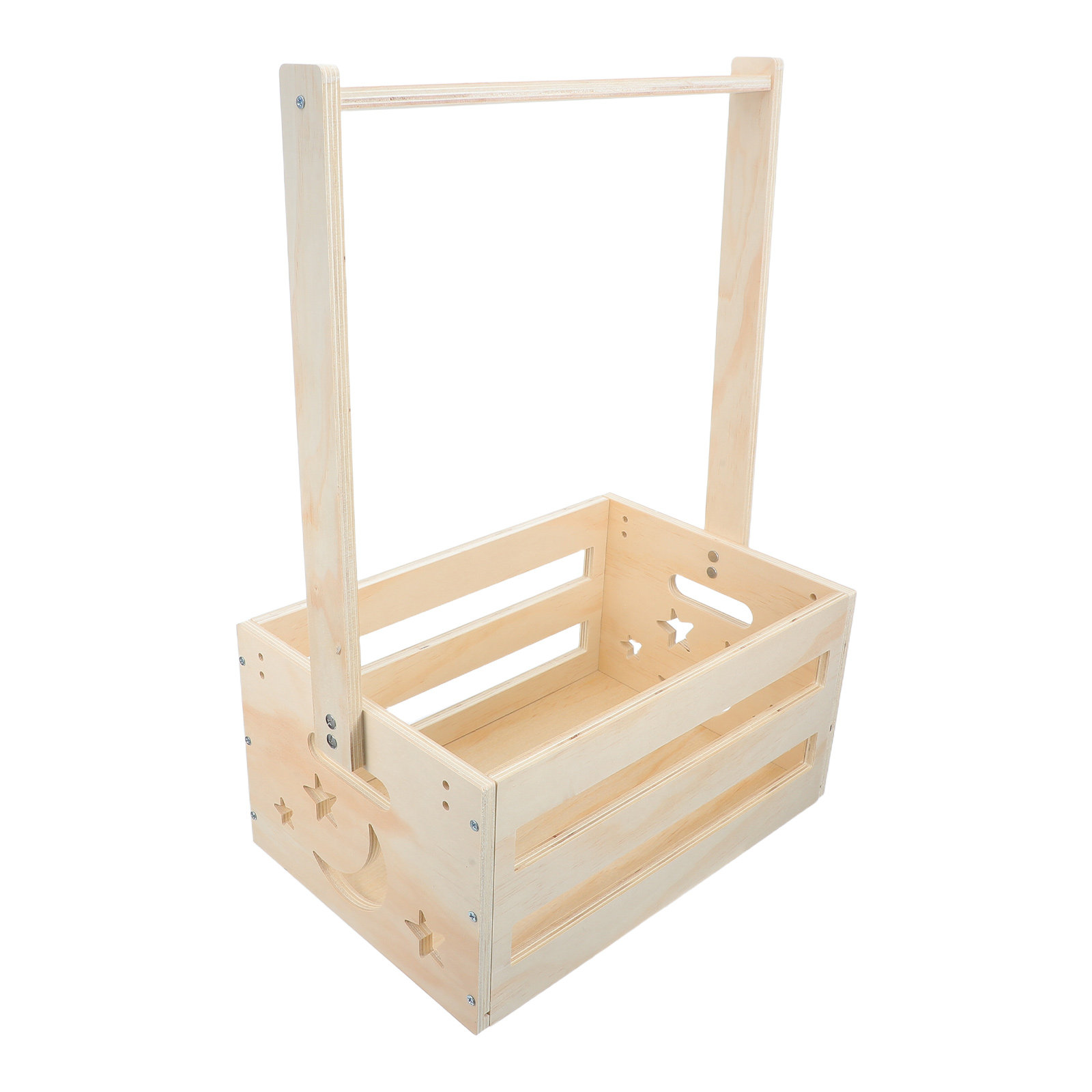 Portable Wood Laundry Hamper B - Baby Clothing Keepsake 评论和价格