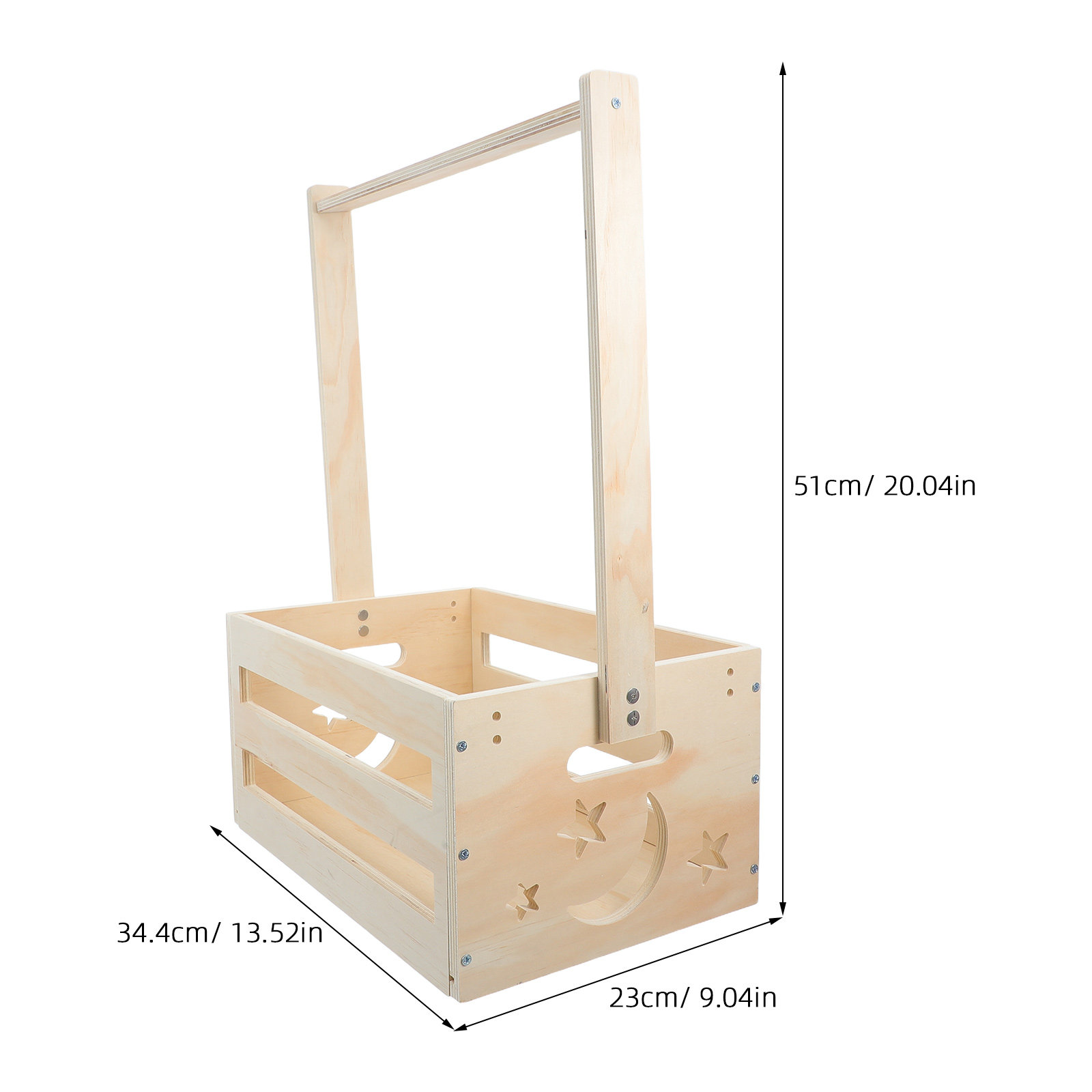 Portable Wood Laundry Hamper B - Baby Clothing Keepsake 评论和价格