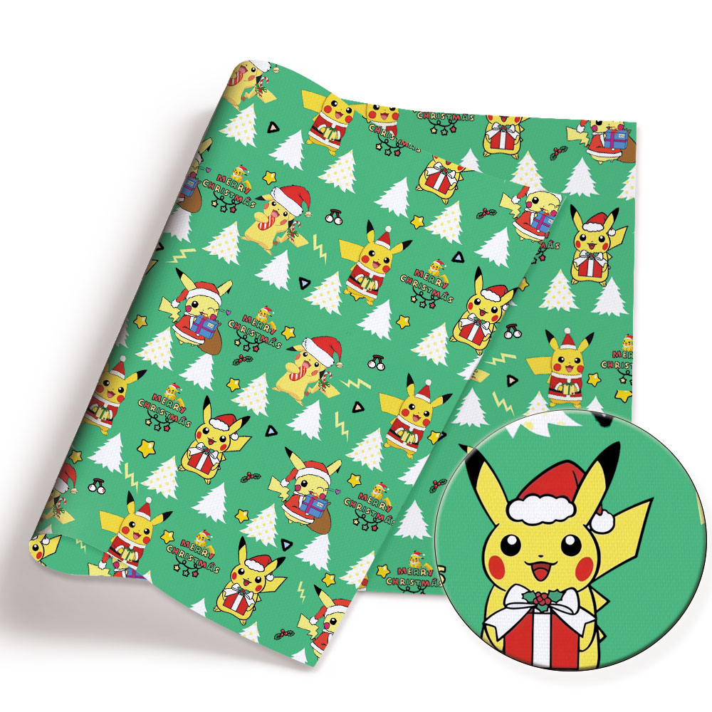 Pokemon Cartoon Fabric140*50cm - Baby Clothing Quilt 评论和价格
